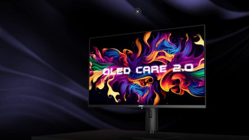 Boulanger retire 350 € au prix de ce moniteur gaming QD-OLED 240 Hz de MSI