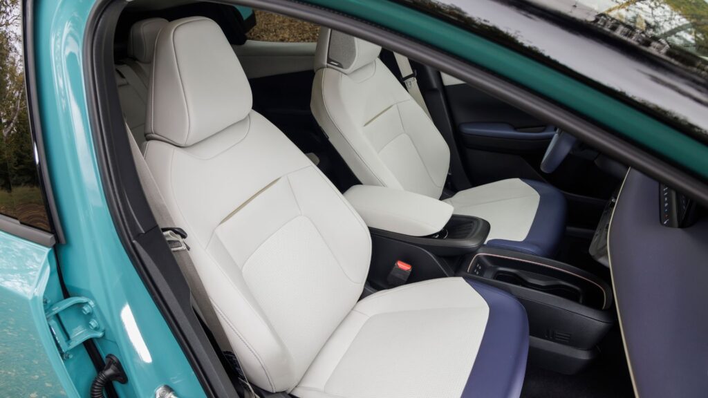 La nouvelle Nissan Leaf à l'essai. // Source : Thomas Antoine pour Numerama La nouvelle Nissan Leaf à l'essai. // Source : Thomas Antoine pour Numerama