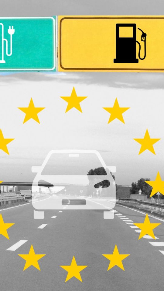 Objectif européen 2035 pour la filière automobile // Source : Raphaelle Baut  Objectif européen 2035 pour la filière automobile // Source : Raphaelle Baut