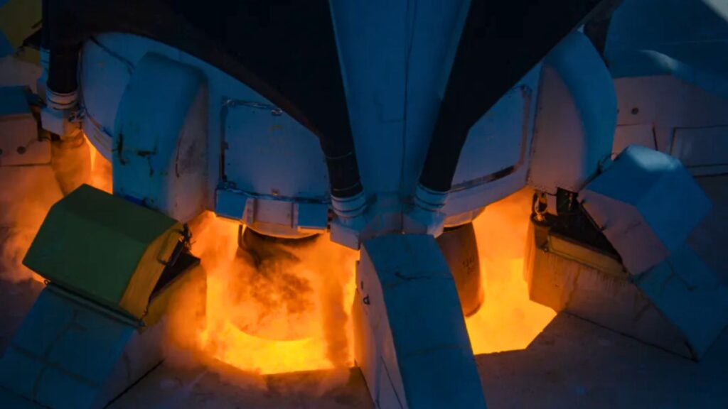 Mise à feu ! (statique) // Source : LandSpace (photo recadrée et modifiée) Mise à feu ! (statique) // Source : LandSpace (photo recadrée et modifiée)