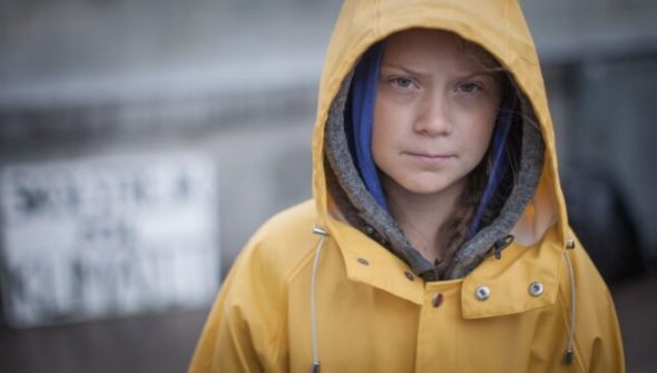 Greta Thunberg en 2018. // Source : Wikimedia/CC/Anders Hellberg