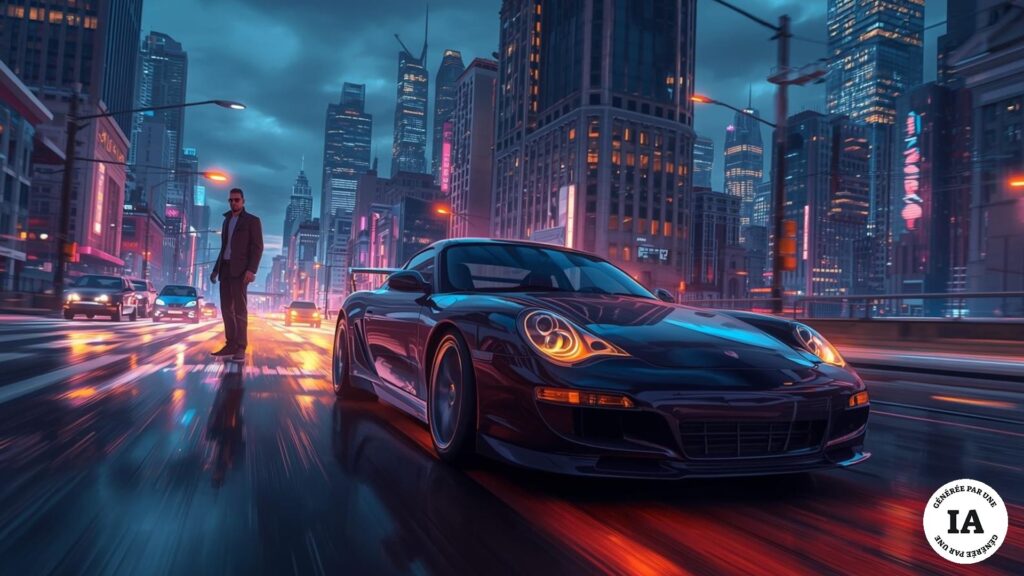 Image promotionnelle GTA, par Canva IA // Source : Canva IA Image promotionnelle GTA, par Canva IA // Source : Canva IA