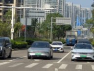 Un parc automobile qui s'électrifie vite en Chine (Hangzhou Bay) // Source : Raphaelle Baut pour Numerama Un parc automobile qui s'électrifie vite en Chine (Hangzhou Bay) // Source : Raphaelle Baut pour Numerama