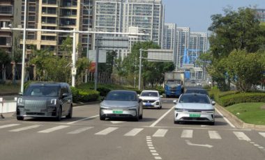 Un parc automobile qui s'électrifie vite en Chine (Hangzhou Bay) // Source : Raphaelle Baut pour Numerama Un parc automobile qui s'électrifie vite en Chine (Hangzhou Bay) // Source : Raphaelle Baut pour Numerama