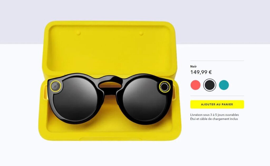 Les premières lunettes Spectacles sont sorties en 2016. Les premières lunettes Spectacles sont sorties en 2016.