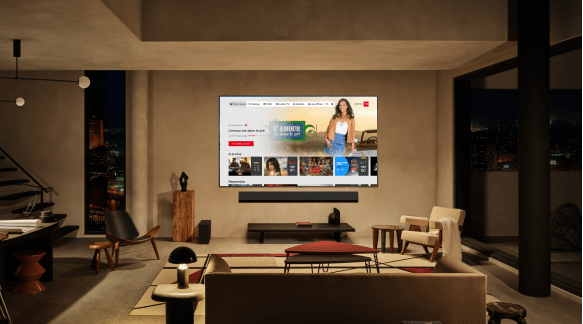 SFR TV sur une télé LG. SFR TV sur une télé LG.