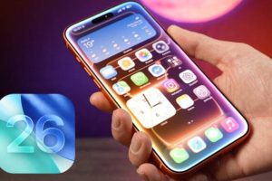 iOS 26 sur iPhone 17. // Source : Numerama