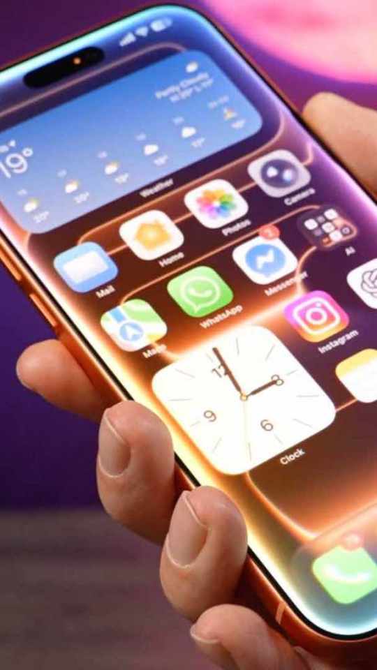 iOS 26 sur iPhone 17. // Source : Numerama