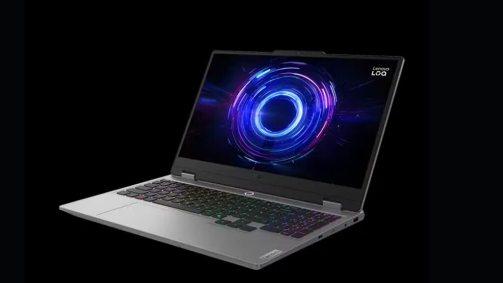 Le laptop gaming Lenovo LOQ 15IRX10 // Source : Lenovo Le laptop gaming Lenovo LOQ 15IRX10 // Source : Lenovo