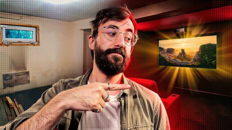 Je transforme un SOUS-SOL en SALLE de CINÉMA pour moins de 1000€ !