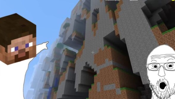 minecraft far lands 2025 // Source : Montage Numerama
