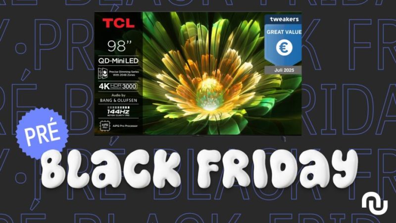 Si vous avez de la place, ce téléviseur géant 98″ de TCL est à un très bon prix pour le Black Friday Si vous avez de la place, ce téléviseur géant 98″ de TCL est à un très bon prix pour le Black Friday