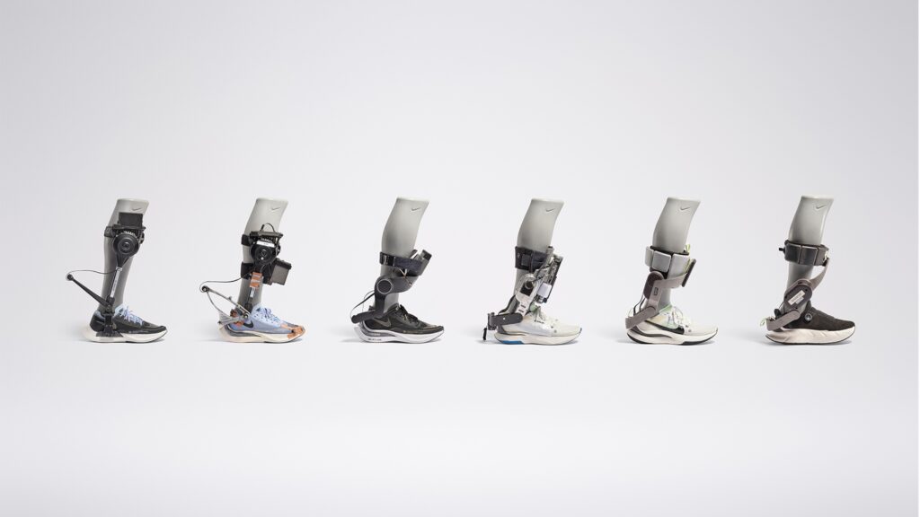 Celles-ci sont conçues pour « augmenter le mouvement naturel du bas de la jambe et de la cheville » // Source : Nike