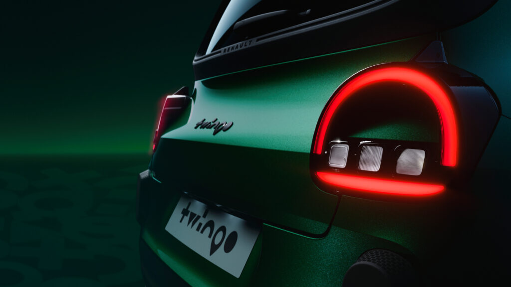 Feux arrière de la Renault Twingo (2026) // Source : Renault