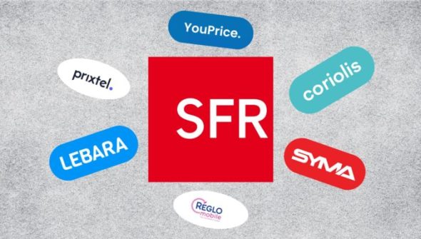 MVNO sur le réseau SFR // Source : Numerama