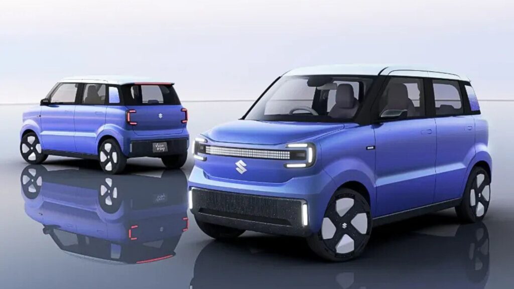 Suzuki s'aventure dans les Kei-cars électriques avec le concept Vision e-Sky // Source : Suzuki Suzuki s'aventure dans les Kei-cars électriques avec le concept Vision e-Sky // Source : Suzuki