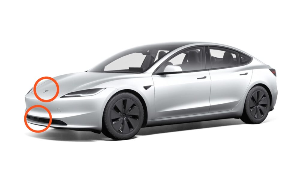 La nouvelle Tesla Model 3 avec plus d'autonomie // Source : Tesla via configurateur France