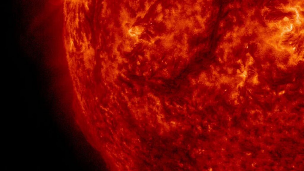 Éruption solaire capturée dans l'espace // Source : NASA/Solar Dynamics Observatory Éruption solaire capturée dans l'espace // Source : NASA/Solar Dynamics Observatory