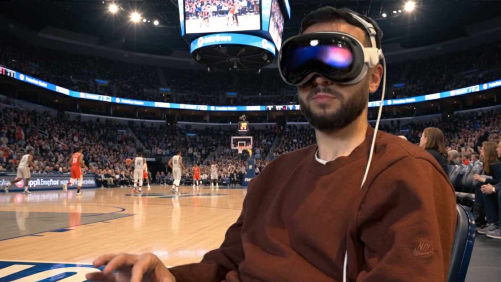 En diffusant des matchs de NBA en direct, Apple prouve le vrai intÃ©rÃªt du Vision ProÂ 