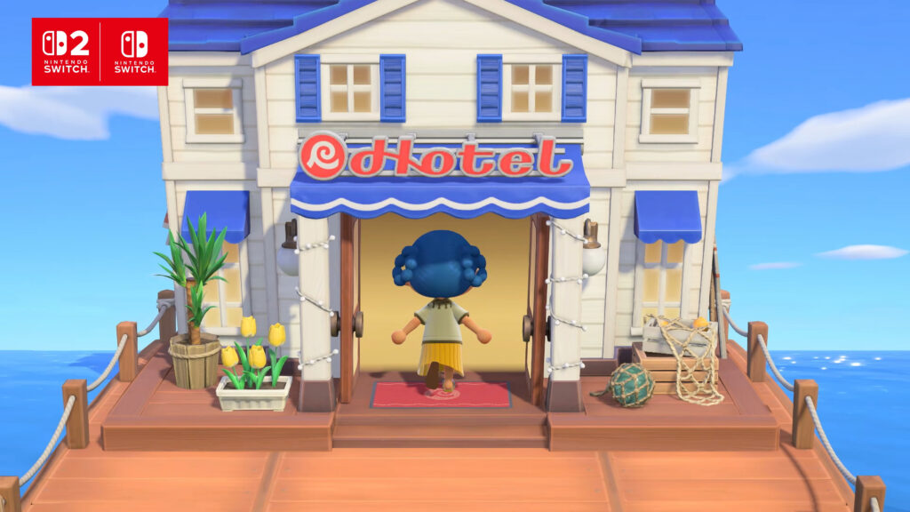 Le nouvel hôtel d'Animal Crossing. Le nouvel hôtel d'Animal Crossing.