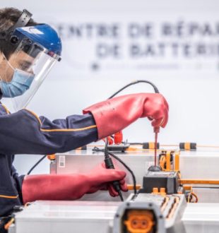 Centre de réparation des batteries par Volkswagen // Source : Volkswagen