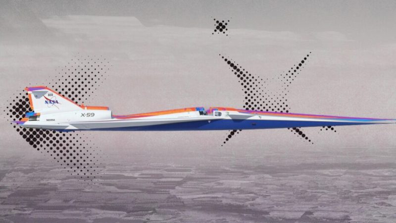 C’est le tout premier vol du X-59, l’avion qui veut passer supersonique sans un bruit
