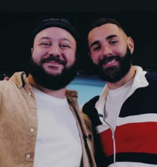 Zack Nani et Karim Benzema. // Source : Zack Nani