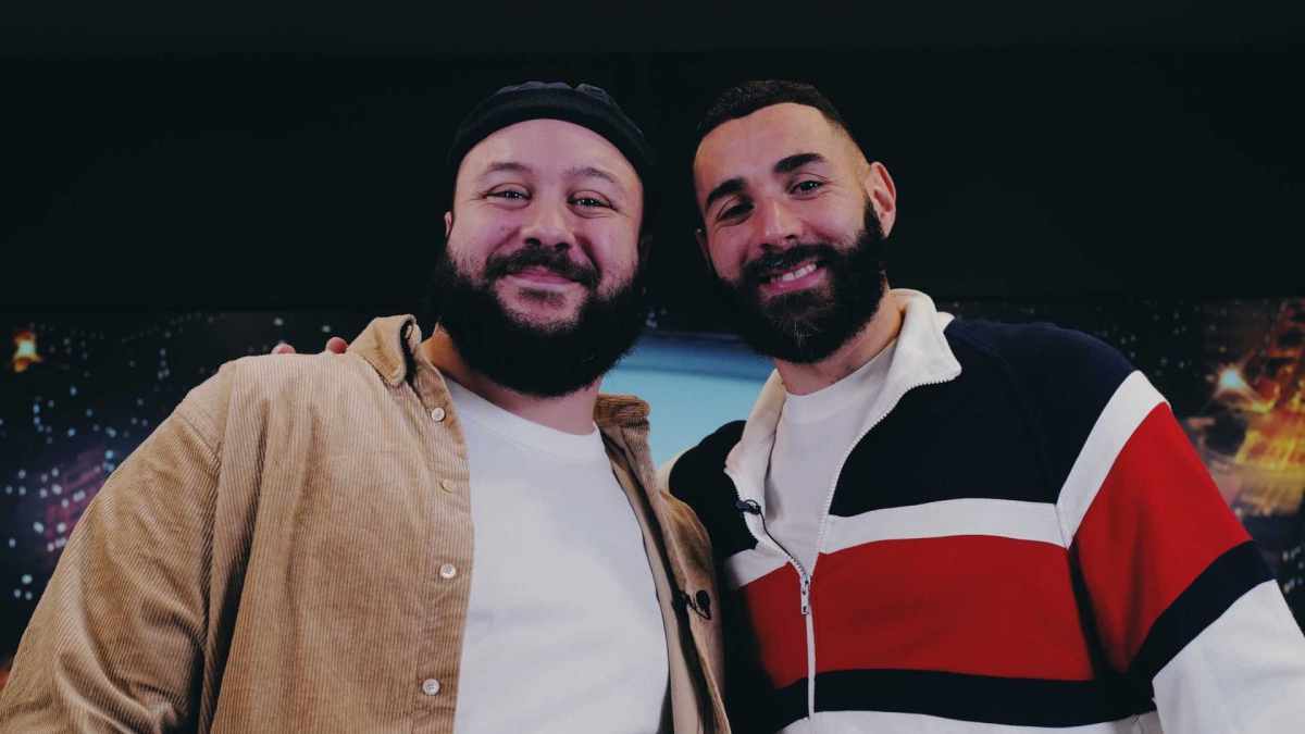 Zack Nani et Karim Benzema. // Source : Zack Nani