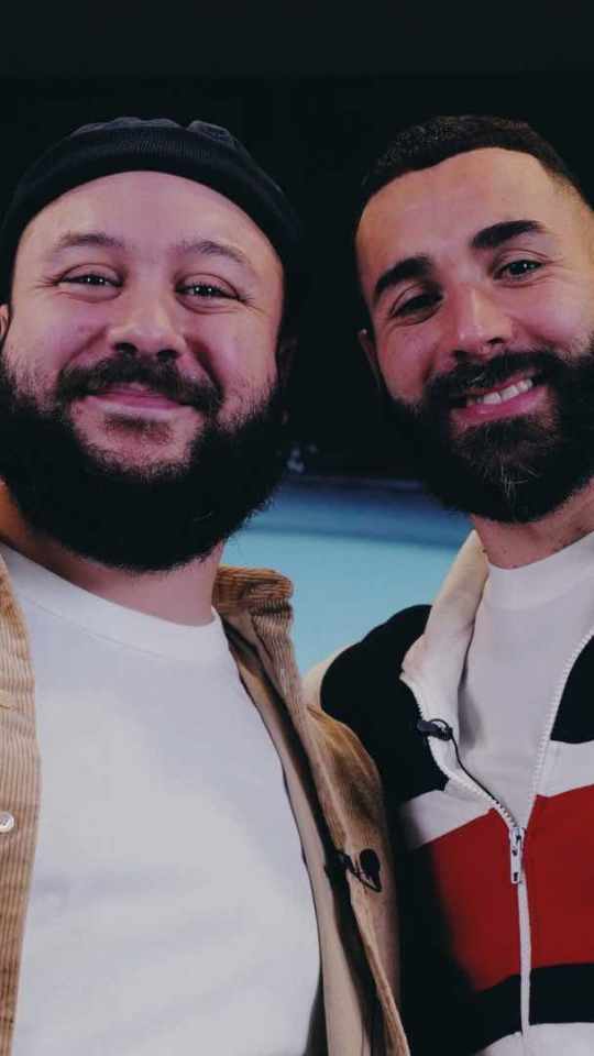 Zack Nani et Karim Benzema. // Source : Zack Nani