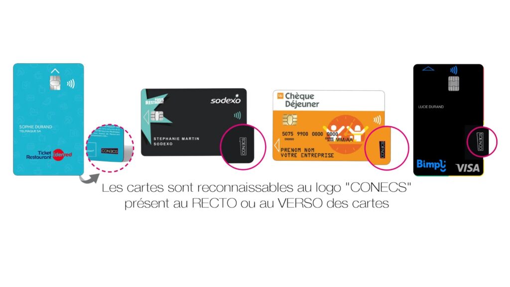 Les cartes compatibles disposent du logo Conecs // Source : Conecs Les cartes compatibles disposent du logo Conecs // Source : Conecs