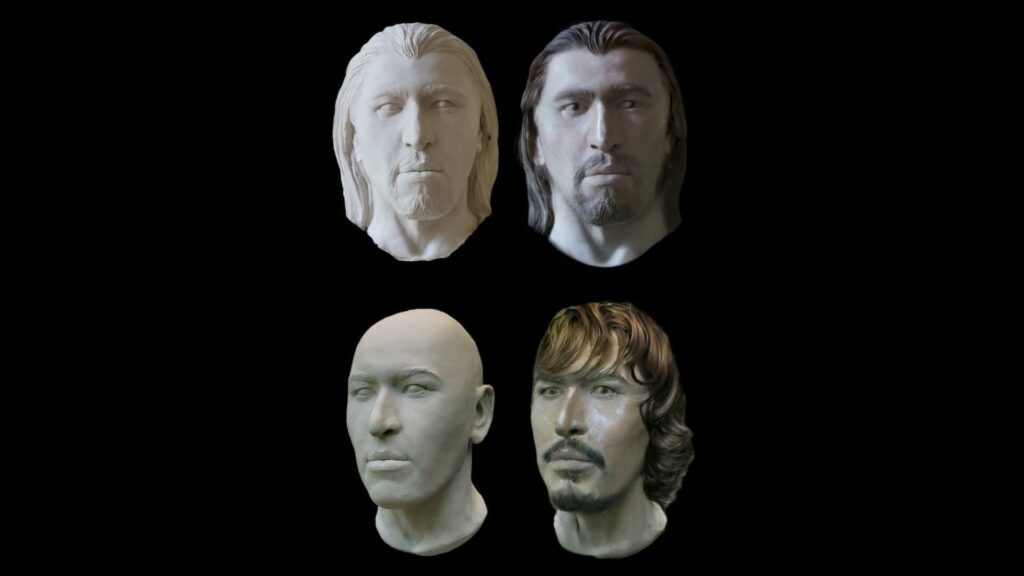 Reconstitution faciale en plâtre du prince Béla de Macsó. // Source : Institut d'études hongroises Reconstitution faciale en plâtre du prince Béla de Macsó. // Source : Institut d'études hongroises