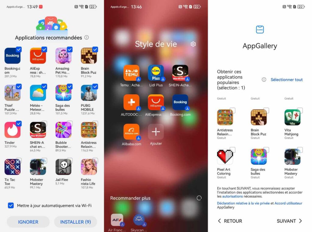 Huawei, est-ce bien sérieux de proposer autant de publicités dès la configuration du téléphone ? À plus de 1000 euros ? Huawei, est-ce bien sérieux de proposer autant de publicités dès la configuration du téléphone ? À plus de 1000 euros ?