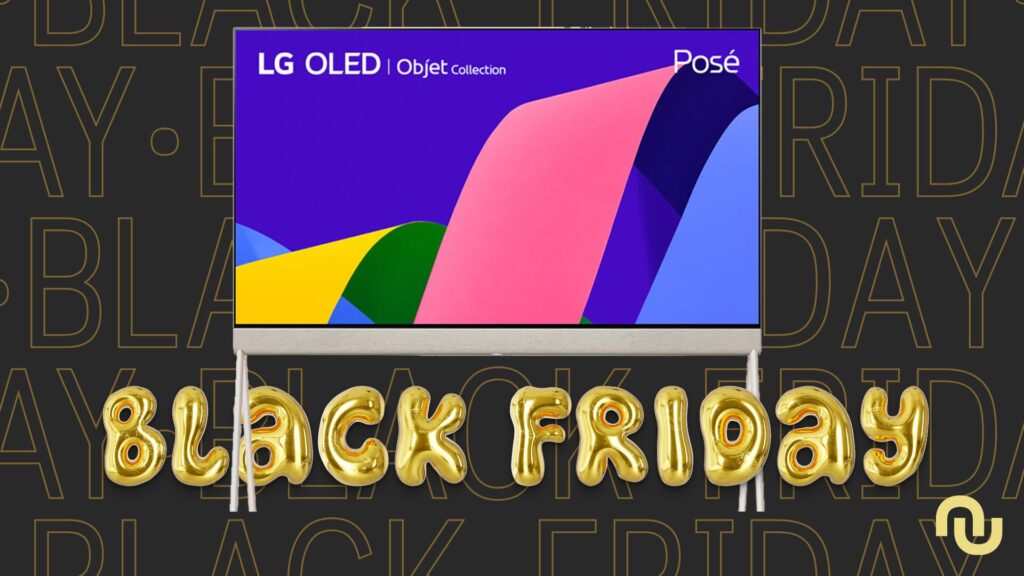 LG OLED 55LX1Q 55 pouces // Source : Montage Numerama LG OLED 55LX1Q 55 pouces // Source : Montage Numerama