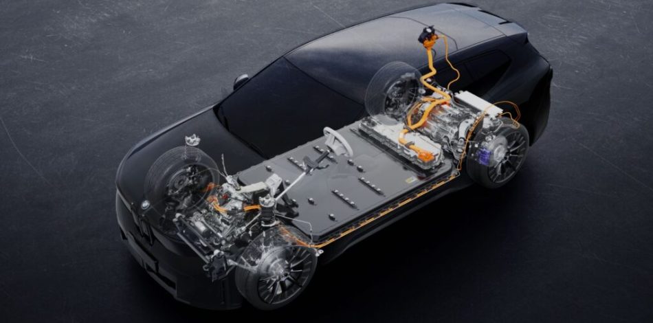 L'architecture du nouveau BMW iX3. // Source : BMW