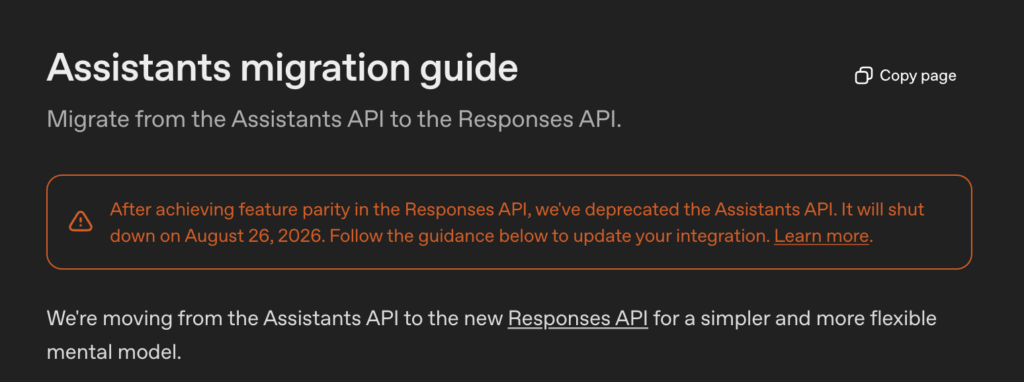 L'attaque repose sur une API vouée à disparaitre en août 2026 // Source : OpenAI L'attaque repose sur une API vouée à disparaitre en août 2026 // Source : OpenAI
