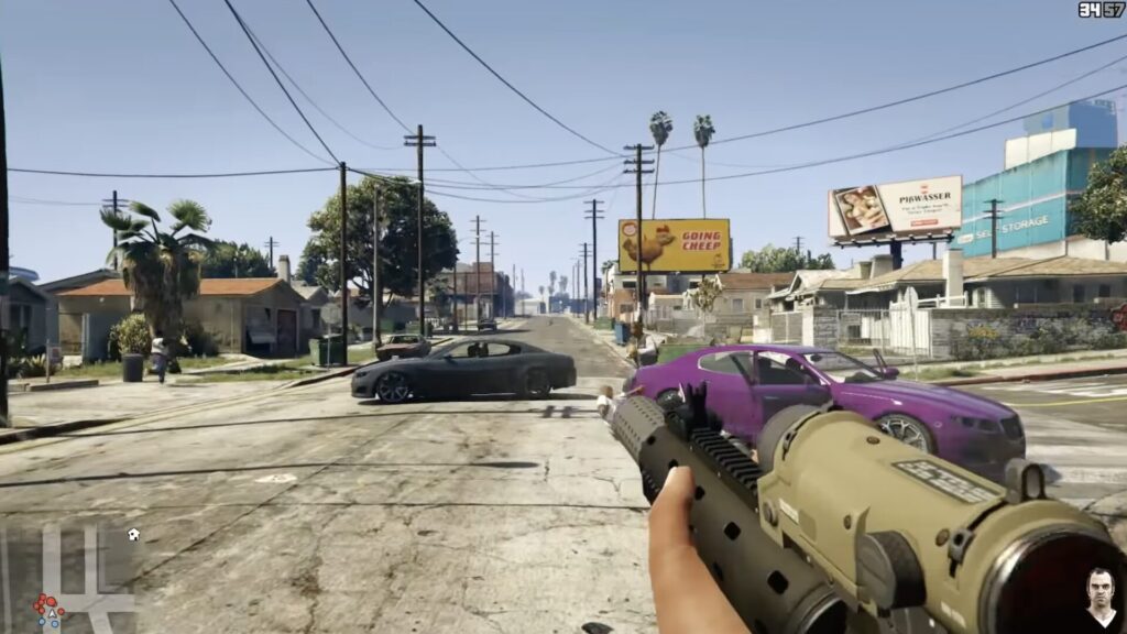 GTA V à la première personne // Source : Rockstar Games GTA V à la première personne // Source : Rockstar Games