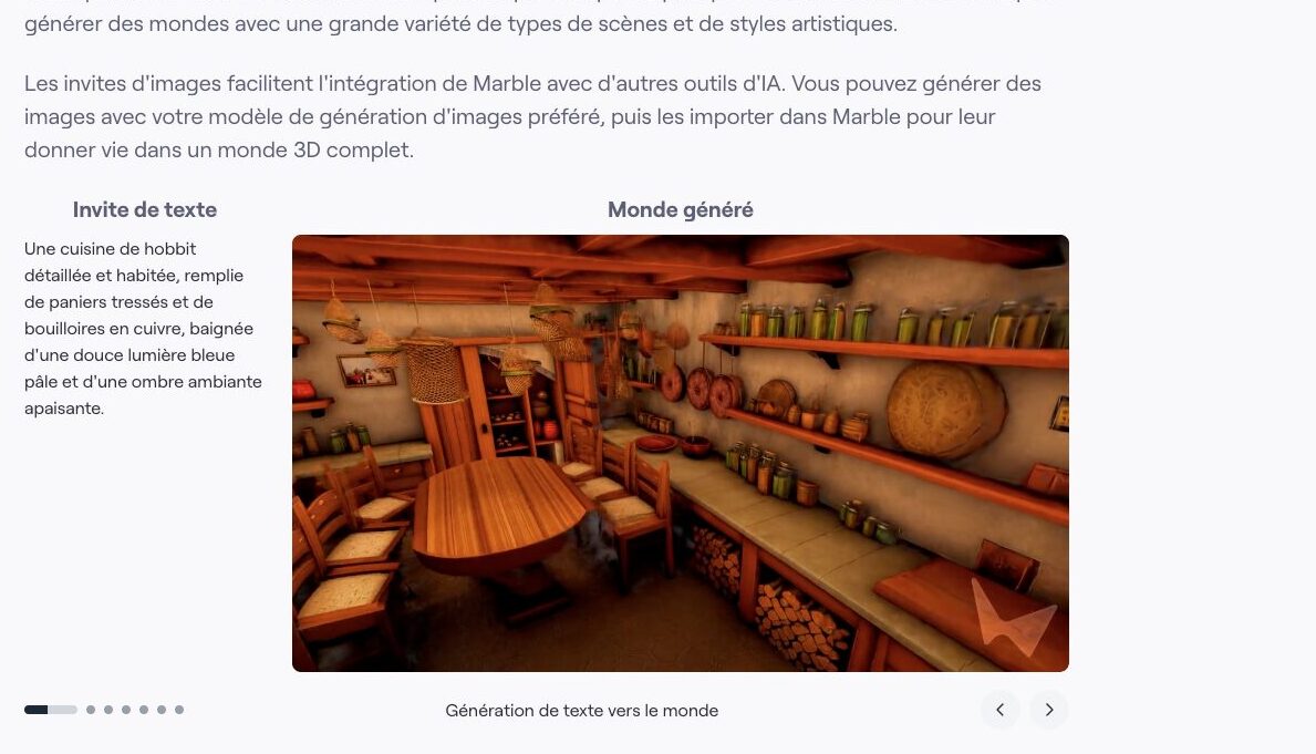 Une cuisine de hobbit sur Marble. // Source : World Labs 