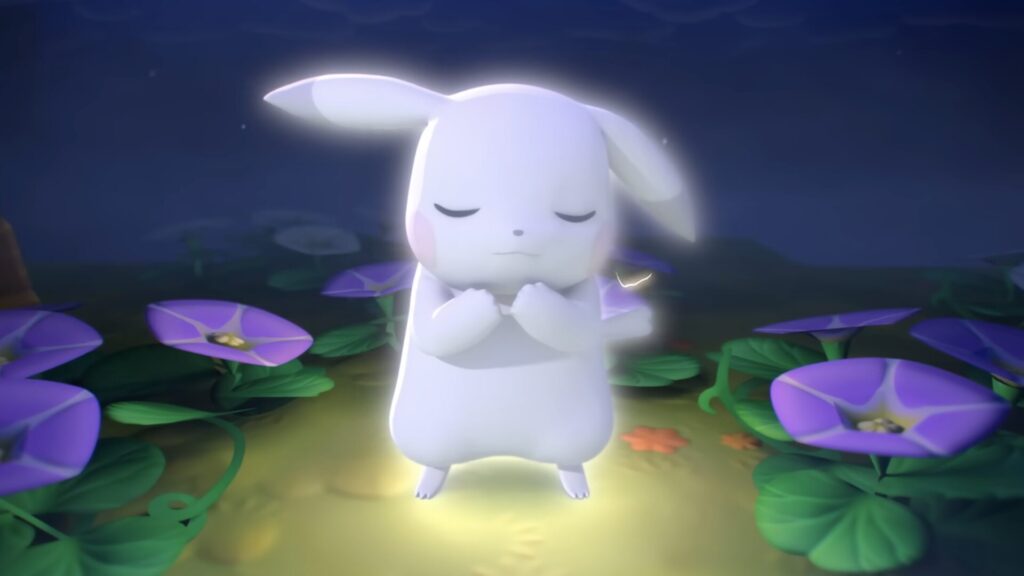 Il y a un nouveau Pikachu dans Pokémon Pokopia // Source : Capture YouTube