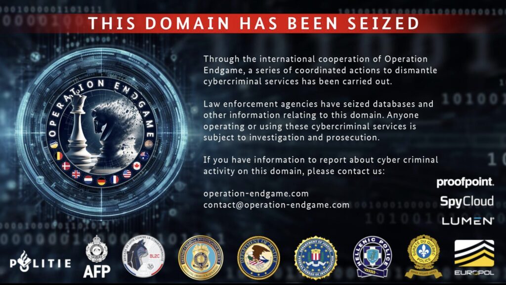 Le site de venomlicense.com affiche désormais un message de saisie // Source : Europol