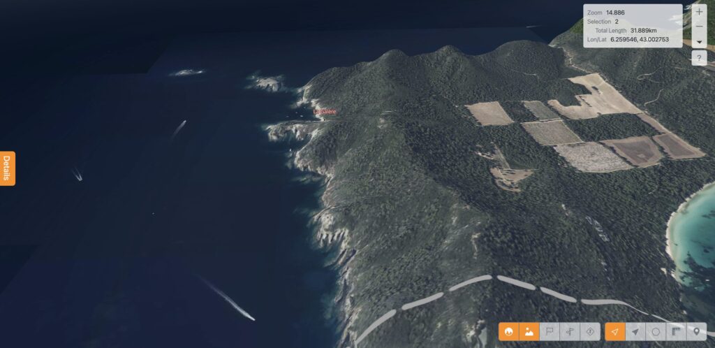 Un plan en 3D sur Itiner-e. // Source : Itiner-e.