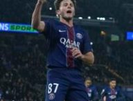 Joao Neves avec le PSG // Source : Compte X du PSG