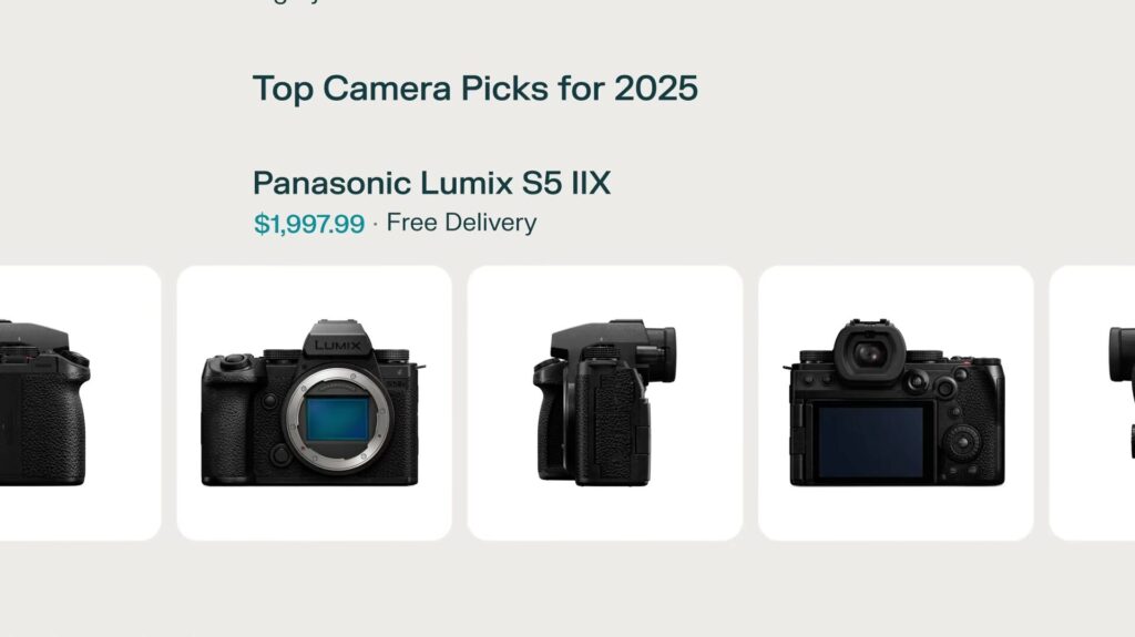 Perplexity peut vous g&eacute;n&eacute;rer une liste de produits en fonction de vos besoins.  // Source : Perplexity