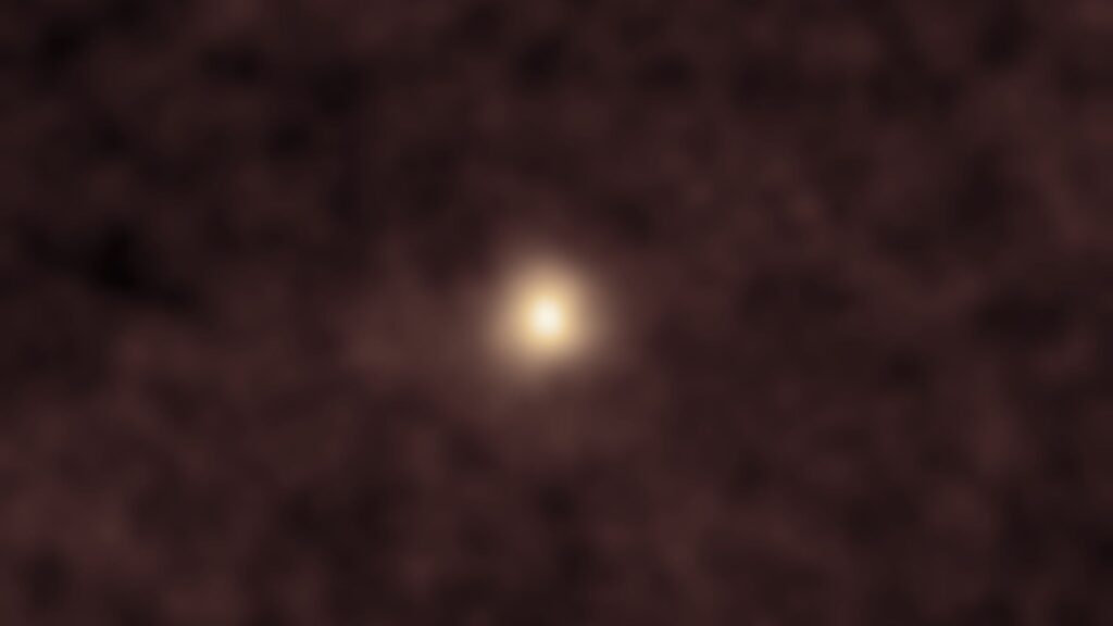 Observation de la comète 3I/ATLAS par SOHO. // Source : Lowell Observatory/Qicheng Zhang Observation de la comète 3I/ATLAS par SOHO. // Source : Lowell Observatory/Qicheng Zhang