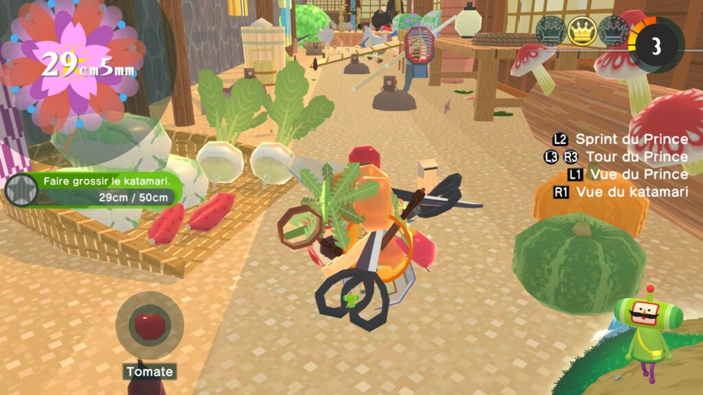 Tout est simple, mais parfaitement identifiable dans Once Upon a Katamari. // Source : Capture PS5 Tout est simple, mais parfaitement identifiable dans Once Upon a Katamari. // Source : Capture PS5