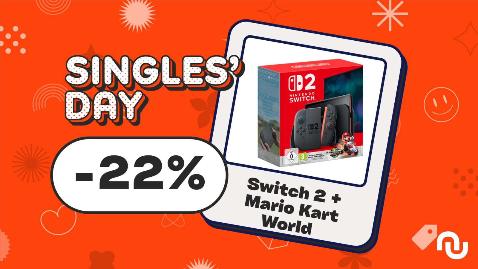 Moins de 400 € pour une Switch 2 avec Mario Kart World pendant le Single Day