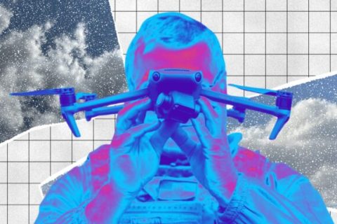 Drones ukrainiens DJI // Source : Montage Numerama