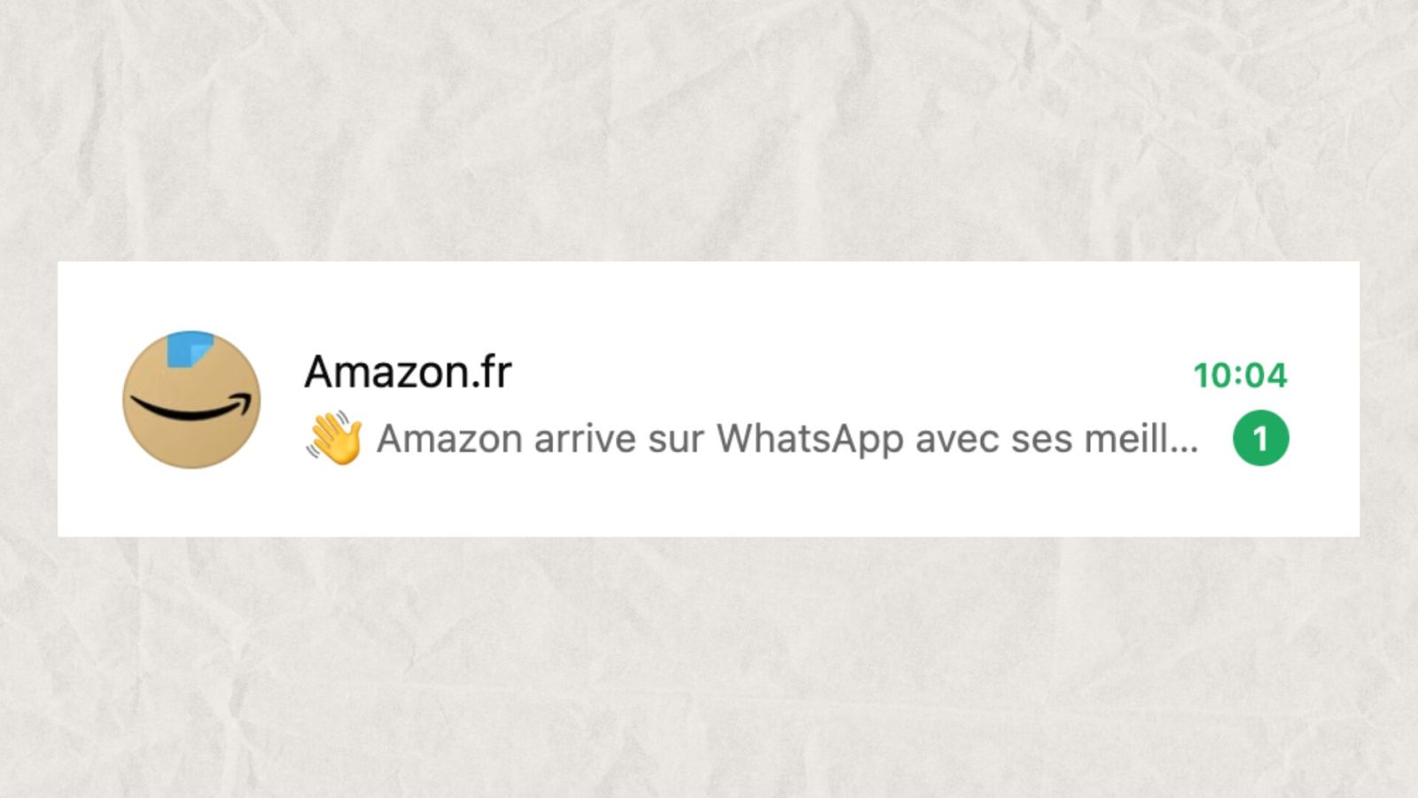 Oui, Amazon vous a bien envoyÃ© un message sur WhatsApp qui a tout lâ€™air dâ€™un scam...