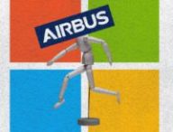 Airbus tente de quitter Microsoft depuis huit ans mais n'y parvient pas // Source : Montage Numerama Airbus tente de quitter Microsoft depuis huit ans mais n'y parvient pas // Source : Montage Numerama