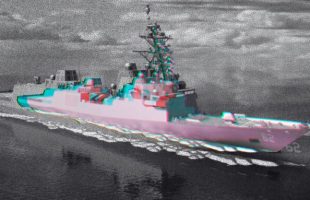 Jugé trop lent et trop couteux, l'armée américaine abandonne l'immense projet naval censé moderniser sa flotte // Source : Montage Numerama