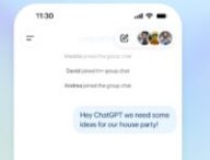 Les discussions de groupe arrivent sur ChatGPT. // Source : OpenAI Les discussions de groupe arrivent sur ChatGPT. // Source : OpenAI